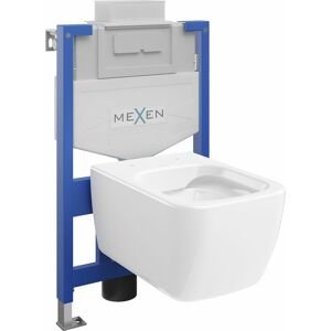 MEXEN/S - WC predstenová inštalačná sada Fenix XS-U s misou WC Stella, biela 6853368XX00