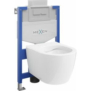 MEXEN/S - WC predstenová inštalačná sada Fenix XS-U s misou WC Carmen, biela 6853388XX00