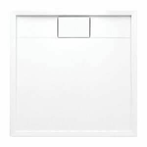 OMNIRES - BROOKLYN akrylátová sprchová vanička štvorec, 90 x 90 cm biela lesk /BP/ BROOKLYN90/KBP