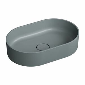 OMNIRES - OVO M+ umývadlo na dosku, 55 x 36 cm ash grey /AG/ OVOUNAG