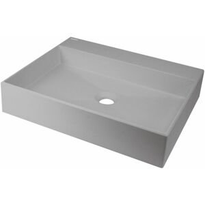 DEANTE - Correo metallic grey Granit umývadlo na dosku - 500x400 mm CQR_SU5S