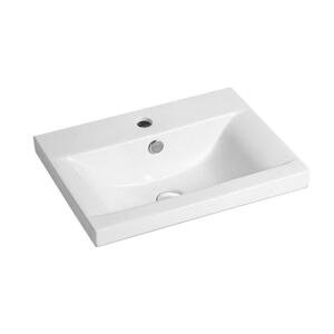 MEREO - Nábytkové umývadlo , 51x39,5x17 cm, keramické, biele UC5139