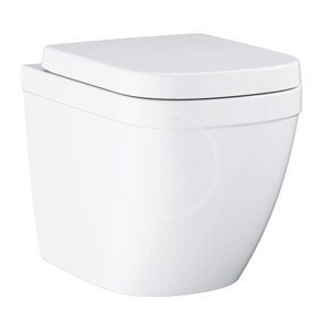 GROHE - Euro Ceramic Stojace WC s doskou softclose, rimless, Triple Vortex, alpská biela 39839000