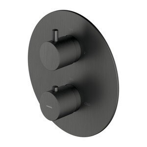 OMNIRES - Y termostatická sprchová/vaňová batéria pre podomietkovú inštaláciu bez telesa, grafit Y1236ROGR