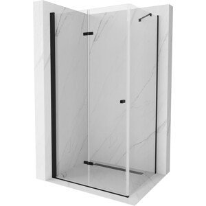 MEXEN/S - Lima sprchovací kút 120 x 80 cm, transparent, čierna 856-120-080-70-00