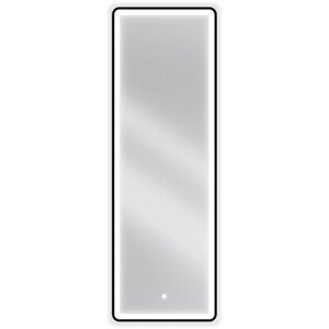 MEXEN - Coro zrkadlo s osvetlením 50 x 150 cm, LED 6000K, čierny rám 9817-050-150-611-70