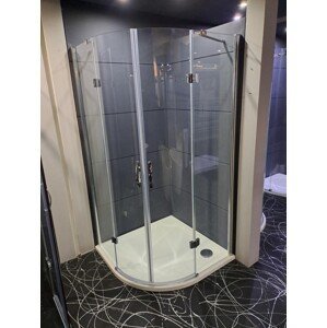 GELCO Výpredaj LEGRO Štvrťkruhový sprchovací kút 1000x1000 číre sklo, GL5510 GL5510VYPREDAJ