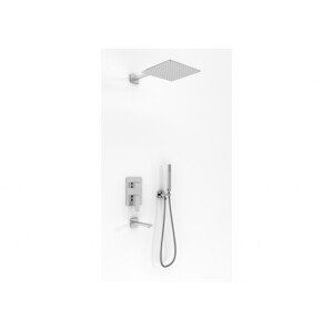 KOHLMAN  - Vaňová súprava s 35 cm dažďovou sprchou, ručnou sprchou a vyústením QW211HQ35
