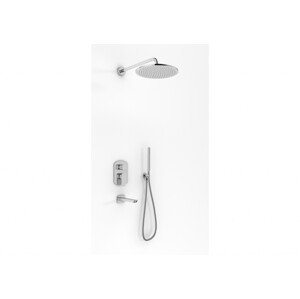 KOHLMAN  - Vaňový set s 30 cm dažďovou sprchou, ručnou sprchou a vaňovým výtokom QW211FR30