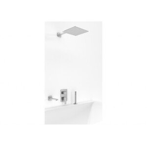 KOHLMAN  - Vaňový set s 30 cm dažďovou sprchou, ručnou sprchou a vaňovým výtokom QW211HQ30-007