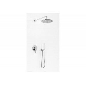 KOHLMAN KOHLMAN  - sprchový set s 20 cm hlavovou sprchou, vyústením a ručnou sprchou QW210AR20