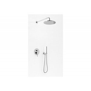 KOHLMAN KOHLMAN  - sprchový set s 35 cm hlavovou sprchou, vyústením a ručnou sprchou QW210AR35
