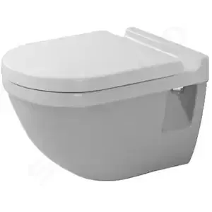 DURAVIT - Starck 3 Závesné WC, s WonderGliss, biela 22000900001