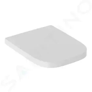 GEBERIT - Selnova Square WC sedadlo, duroplast, biela 501.555.01.1