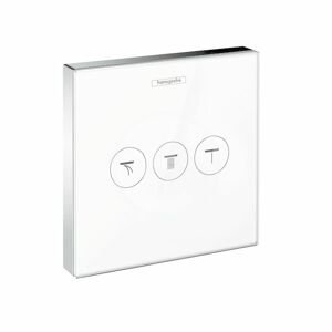 HANSGROHE - Shower Select Podomietkový ventil na 3 spotrebiče, biela/chróm 15736400