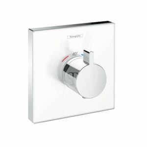HANSGROHE - Shower Select Glass Termostatická sprchová batéria Highflow pod omietku, biela/chróm 15734400
