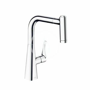 HANSGROHE HANSGROHE - Metris Drezová batéria s výsuvnou spŕškou, chróm 14834000