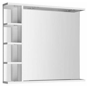 AQUALINE - KORIN zrkadlo s LED osvetlením a poličkami 80x70x12cm KO350