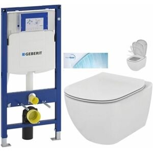GEBERIT Duofix bez tlačidla + WC Ideal Standard Tesi so sedadlom SoftClose, AquaBlade 111.300.00.5 TE1