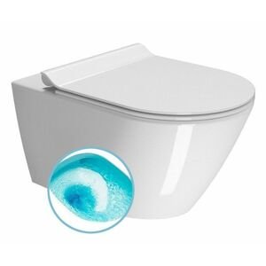 GSI - KUBE X závesná WC misa, Swirlflush, 55x36 cm, biela ExtraGlaze 941511