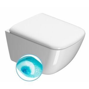 GSI - SAND závesná WC misa, Swirlflush, 36x50 cm, biela ExtraGlaze 901611