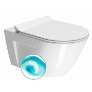 GSI - NORM závesná WC misa, Swirlflush, 55x36 cm, biela ExtraGlaze 861511