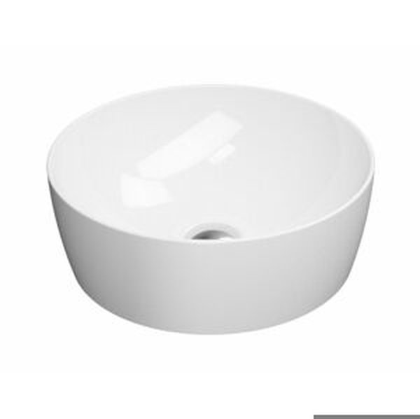 GSI - SAND keramické umývadlo na dosku, priemer 40 cm, biela ExtraGlaze 903911