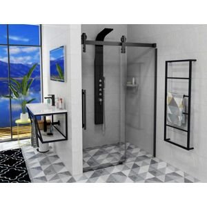 GELCO - VOLCANO BLACK sprchové dvere 1600 mm, číre sklo GV1416