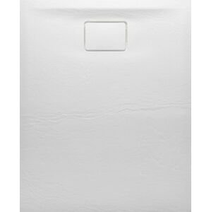 SAPHO - ACORA sprchová vanička,litý mramor,obdĺžnik 120x80x2,9cm, biela,dekor kameň AC004