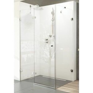 RAVAK - Brilliant Sprchové dvere dvojdielne s pevnou stenou BSDPS-80 L, ľavé, 783 mm – 795 mm, farba chróm, sklo transparent 0UL44A00Z1