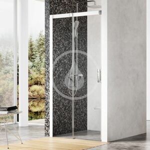 RAVAK - Matrix Sprchové dvere posuvné dvojdielne MSD2-120 L, 1175 mm – 1215 mmx1950 mm – farba biela, sklo transparent 0WLG0100Z1