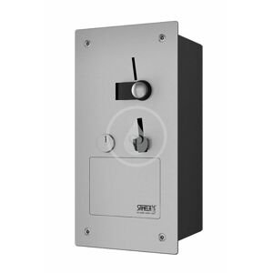 SANELA - Nerezové příslušenství Vstavaný mincový automat na jednu sprchu, interaktívne ovládanie SLZA 03NZ