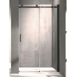 HOPA - Sprchové dvere Belvere BLACK - Farba rámu zásteny - Hliník čierny, Rozmer A - 120, Smer zatváranie - Univerzálny Ľavé / Pravé, Výplň - Číre bezpečnostné sklo - 8 mm BCBELV12BC