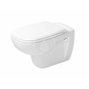 DURAVIT - D-Code Závesné WC, Rimless, alpská biela 25700900002