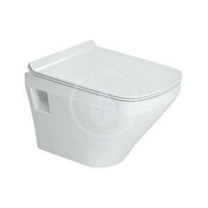 DURAVIT - DuraStyle Závesné WC, doska SoftClose, Rimless, alpská biela 45710900A1