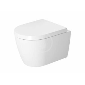 DURAVIT - ME by Starck Závesné WC, doska SoftClose, Rimless, alpská biela 45300900A1
