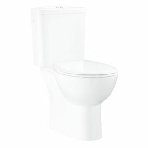 GROHE - Bau Ceramic WC kombi set s nádržkou a WC doskou SoftClose, Rimless, alpská biela 39496000