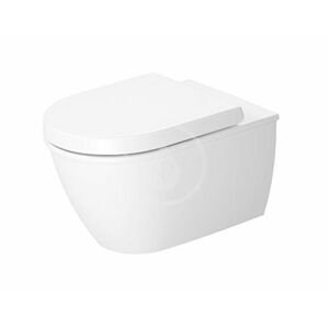 DURAVIT - Darling New Závesné WC, Rimless, s WonderGliss, alpská biela 25570900001