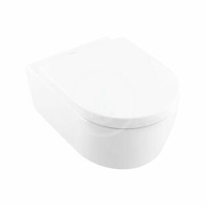 VILLEROY & BOCH - Avento Závesné WC s WC doskou SoftClosing, DirectFlush, alpská biela 5656HR01