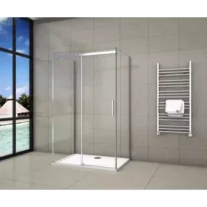 H K - Triestenný sprchovací kút HARMONY U3 90x100x90cm L/P varianta vrátane sprchovej vaničky z liateho mramoru SE-HARMONYU310090/SE- ROCKY-10090