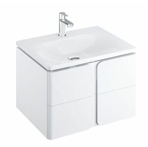 RAVAK - Balance Skrinka pod umývadlo, 800x500x465 mm, biela/biela X000001368