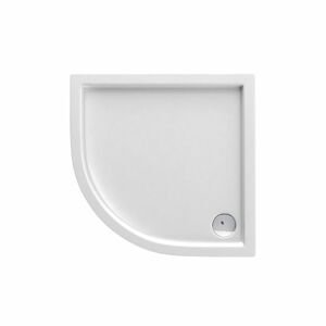 A-Interiéry - Akrylátová sprchová vanička nízka - štvrťkruh Malaga N 053B (90x90x5,5 | R 55 cm) malagan053b