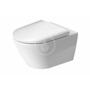 DURAVIT - D-Neo Závesné WC s doskou SoftClose, Rimless, biela 45770900A1