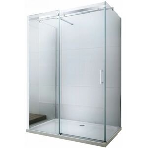MEXEN/S - OMEGA sprchový kút 3-stenná 100x100 cm, transparent, chróm 825-100-100-01-00-3S