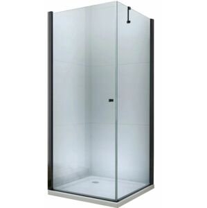 MEXEN/S - PRETORIA sprchovací kút 80x120 cm, transparent, čierna 852-080-120-70-00