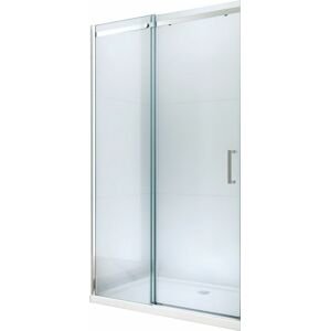 MEXEN - Omega posuvné sprchové dvere 120 cm, transparent, chróm so sadou pre niku 825-120-000-01-00