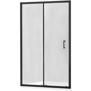 MEXEN - Apia posuvné sprchové dvere 125, transparent, čierna 845-125-000-70-00