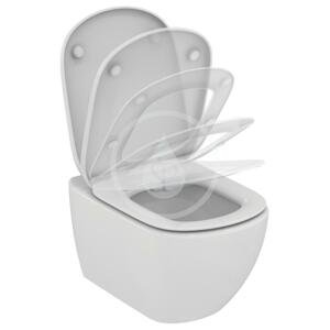 IDEAL STANDARD - Tesi Závesné WC s doskou overwrap, SoftClose, AquaBlade, biela T354801