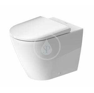 DURAVIT - D-Neo Stojace WC, zadný odpad, Rimless, biela 2003090000