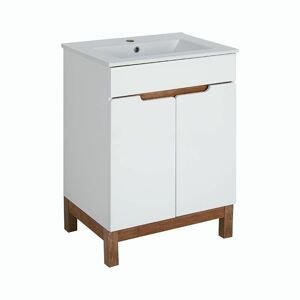 Kúpeľňová skrinka s keramickým umývadlom Spree 60-2D | A-Interiéry spree_60_2d